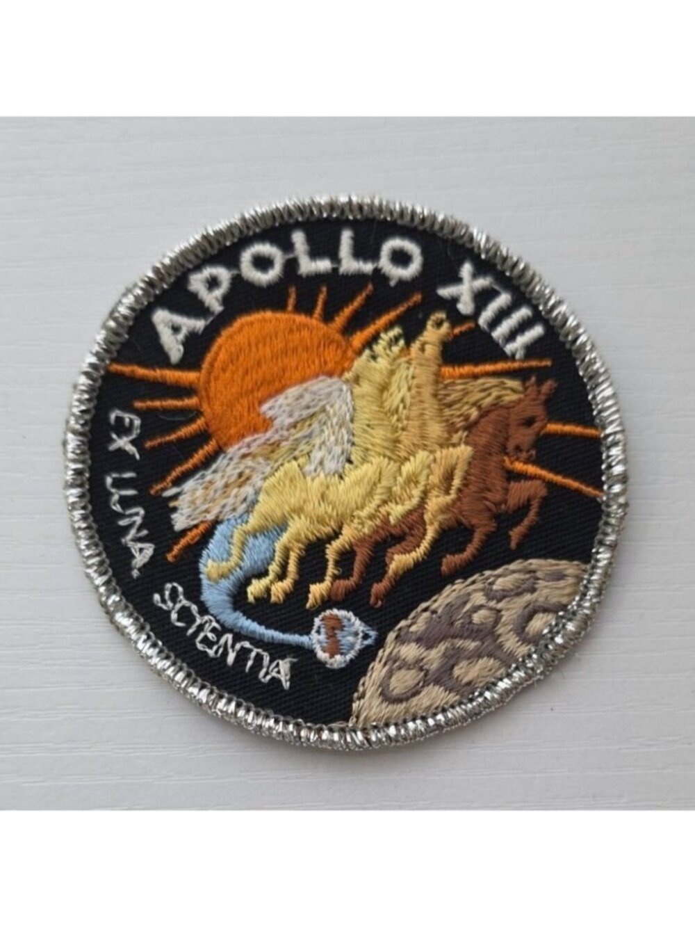 Vintage Apollo 13 Mission Patch - "Ex Luna Scientia" NASA Space Memorabilia